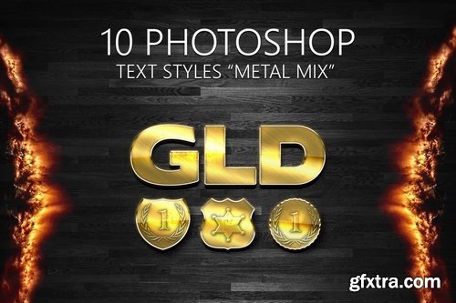 GraphicRiver - 10 Photoshop Styles ?METAL MIX? 6968675