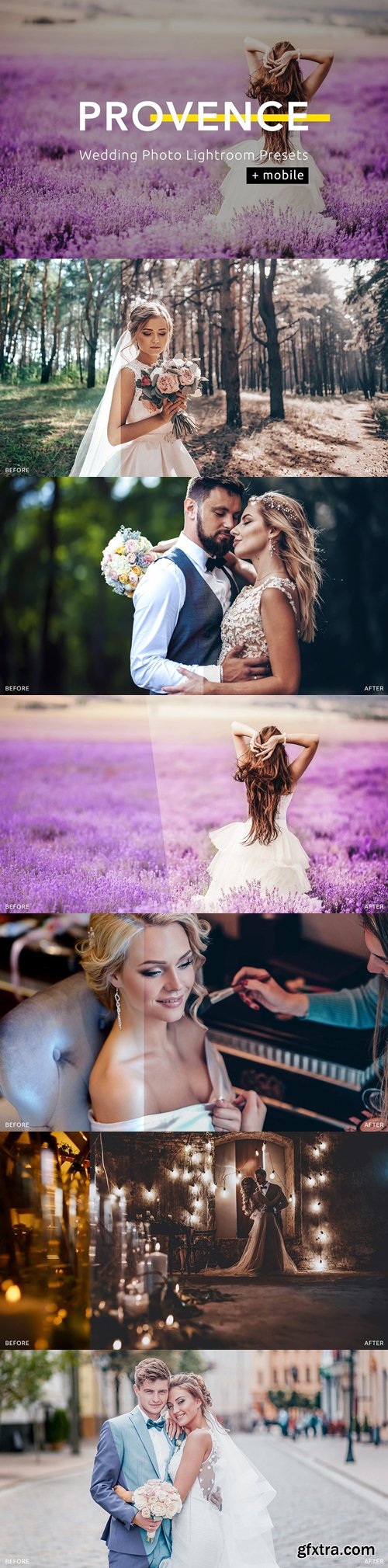 Provence Wedding Photo Lightroom Presets