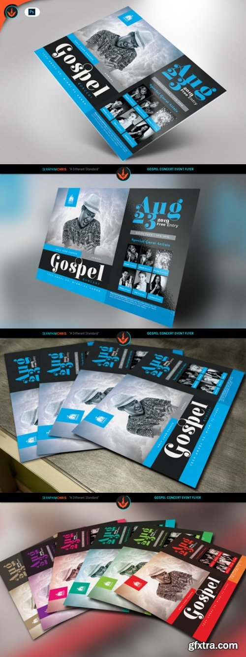 Gospel Concert Flyer Template