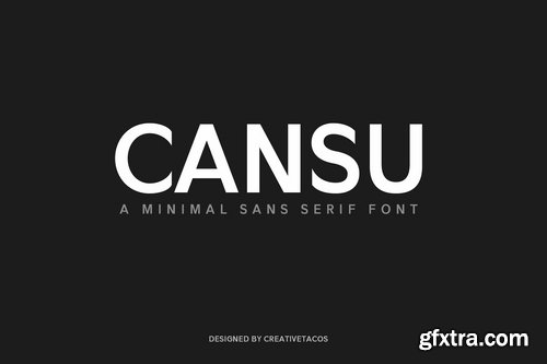 CM - Cansu Sans Serif Font Family 3735615