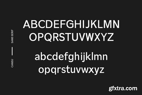 CM - Cansu Sans Serif Font Family 3735615