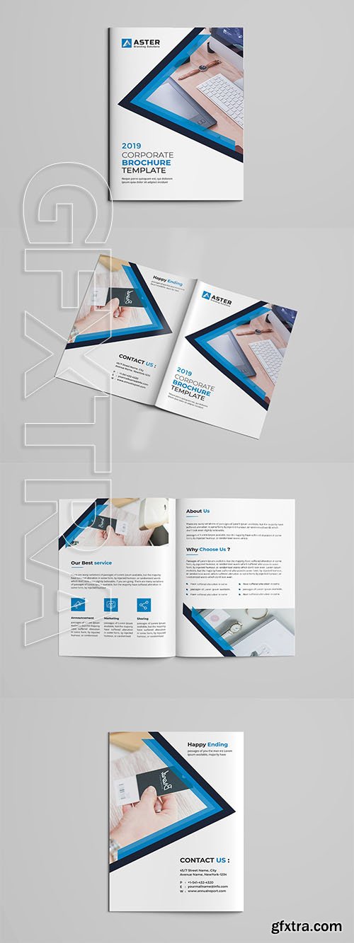 CreativeMarket - Bi-Fold Brochure Template 3188210