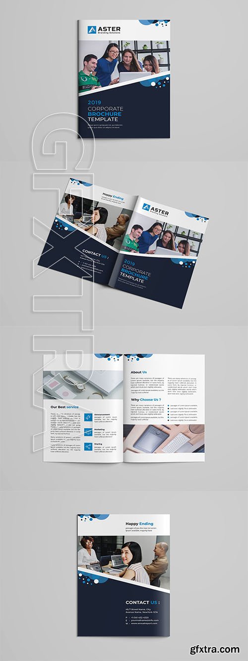 CreativeMarket - Bi-Fold Brochure Template 3188248