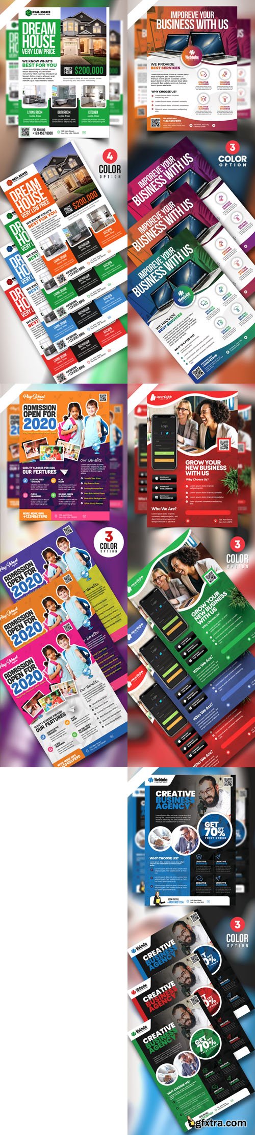 18 Awesome Multipurpose Flyer Design PSD Templates