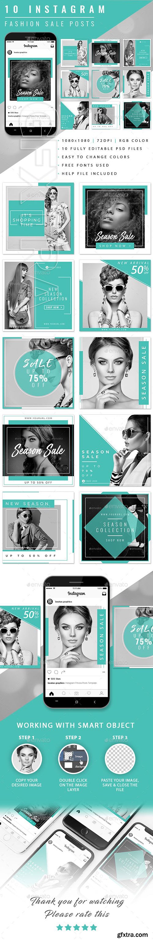 GraphicRiver - Instagram Posts 23669644