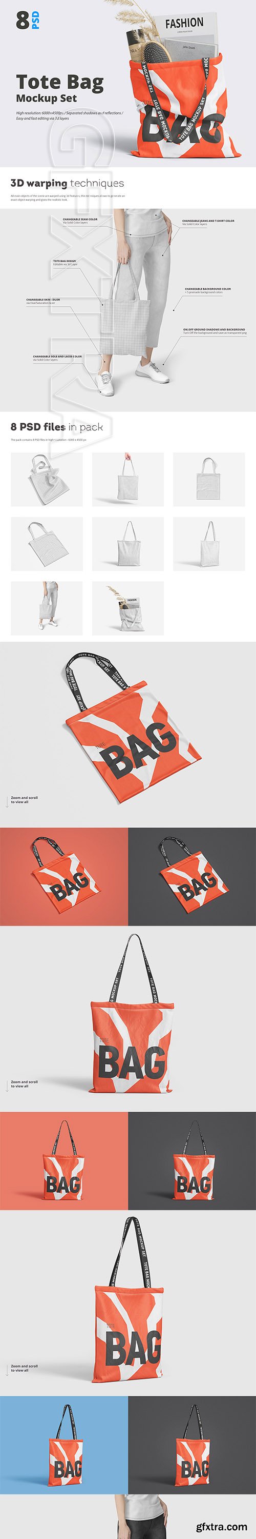 CreativeMarket - Tote Bag Mockup 3719190