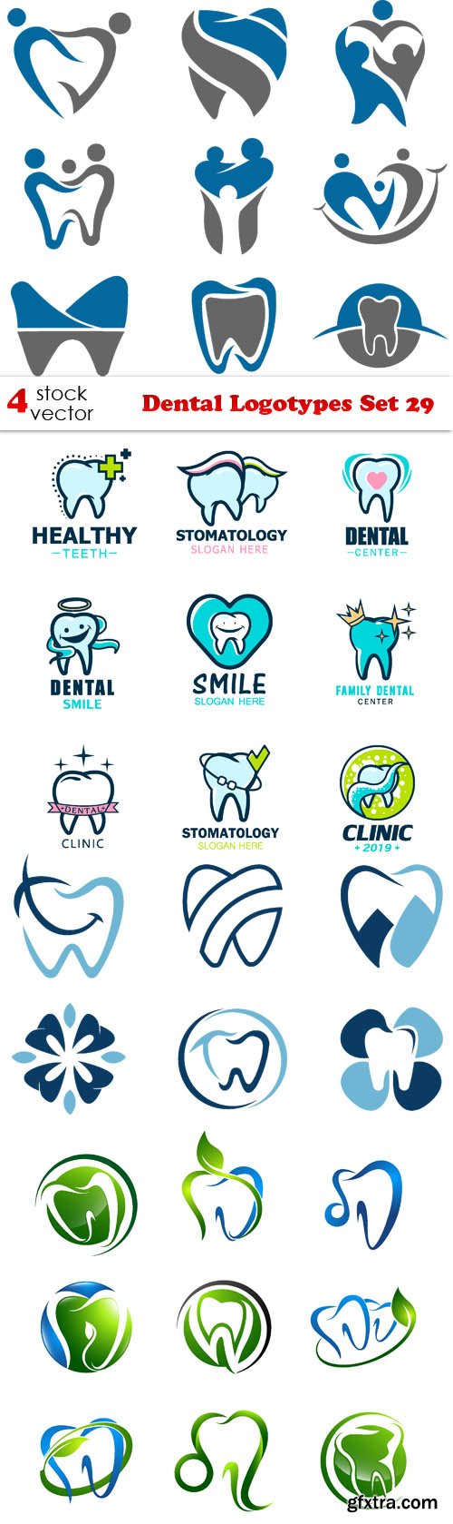 Vectors - Dental Logotypes Set 29