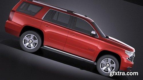 Chevrolet Tahoe 2015 3d Model