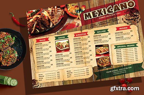 Mexican Menu Board