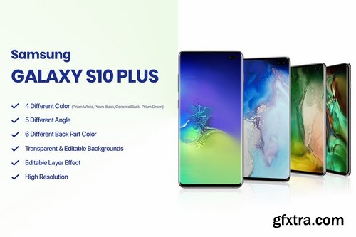 Samsung Galaxy S10 Plus Mockup