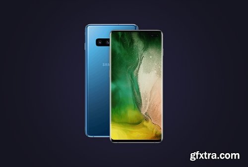 Samsung Galaxy S10 Plus Mockup