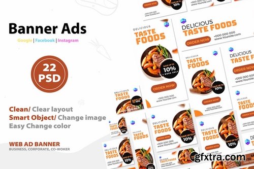 Food Google Ads Web Banner V.2