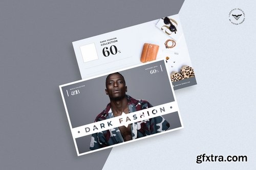 Fashion Post Card Template