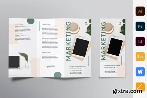 Marketing Agency Flyer Poster Business Card Brochure Trifold and Bifold