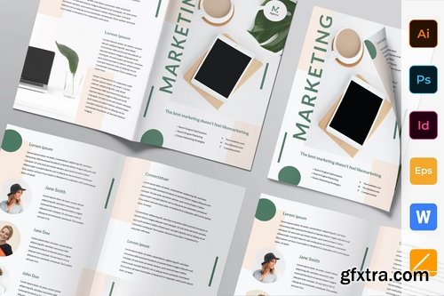 Marketing Agency Flyer Poster Business Card Brochure Trifold and Bifold