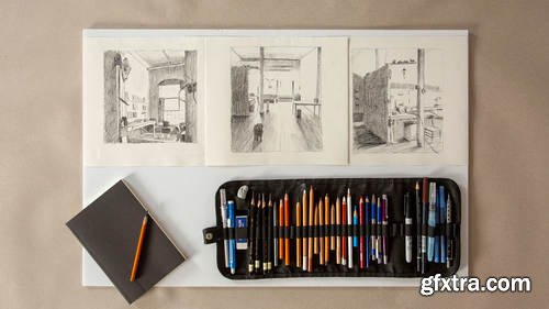 CreativeLive - Learn to Draw: Interiors