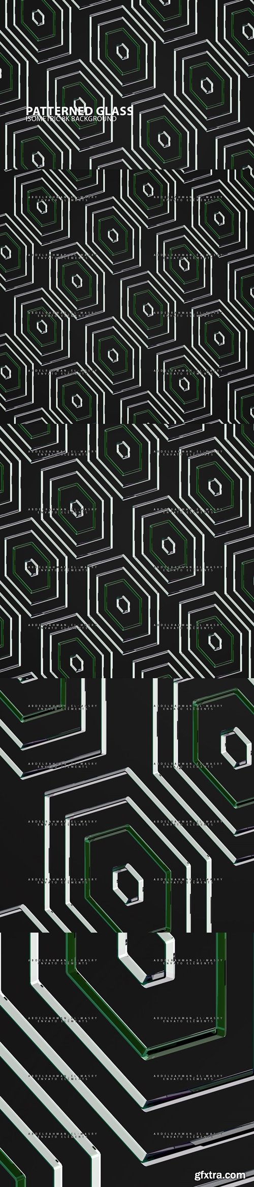 Patterned Glass Background