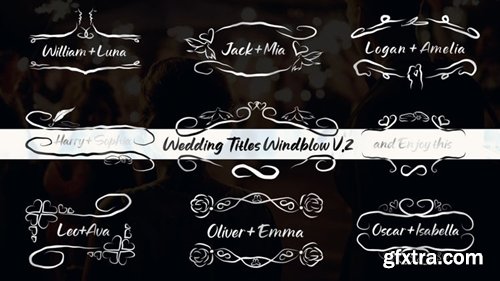MotionArray Wedding Titles Windblow V.2 222042