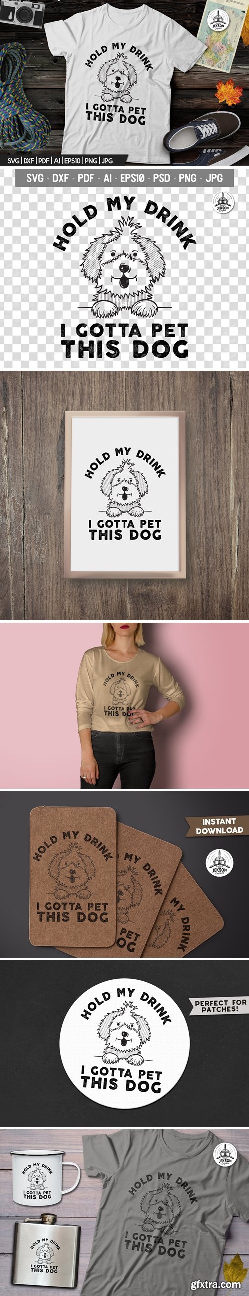 Retro Dog Print / Funny Pet Animal T-Shirt Dog Mom