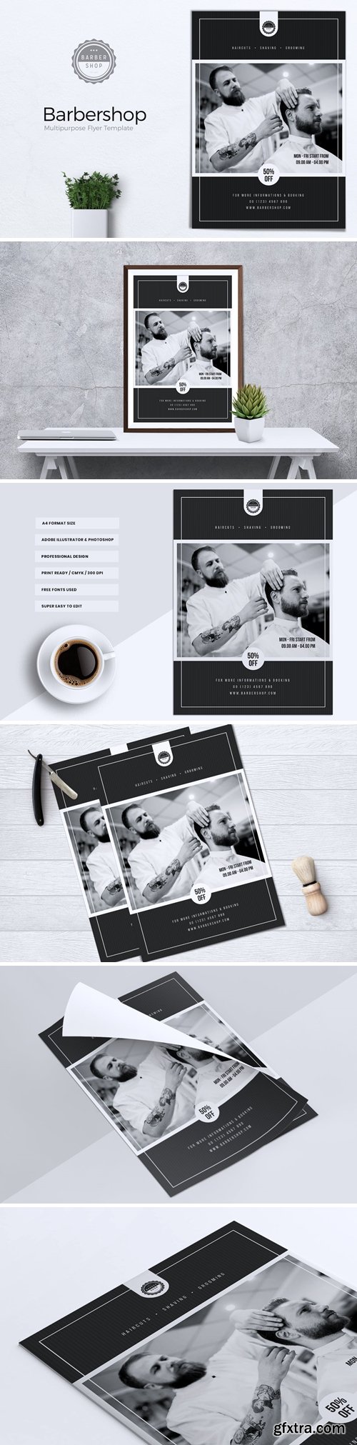 Barbershop Flyer Templates