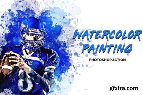 4 in 1 Watercolor Pack Photoshop Actions