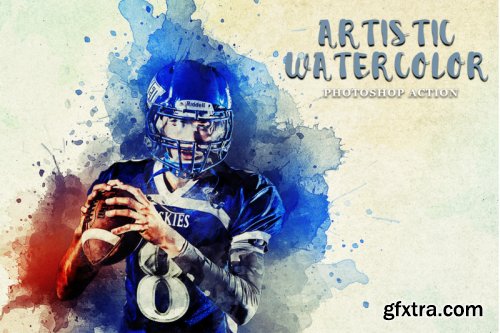 4 in 1 Watercolor Pack Photoshop Actions