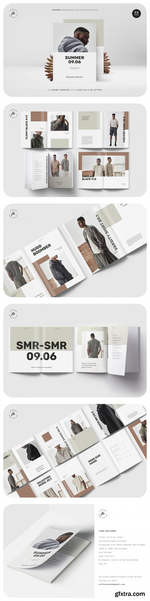 CreativeMarket - SUMMER Menswear Collection Catalog 3652147