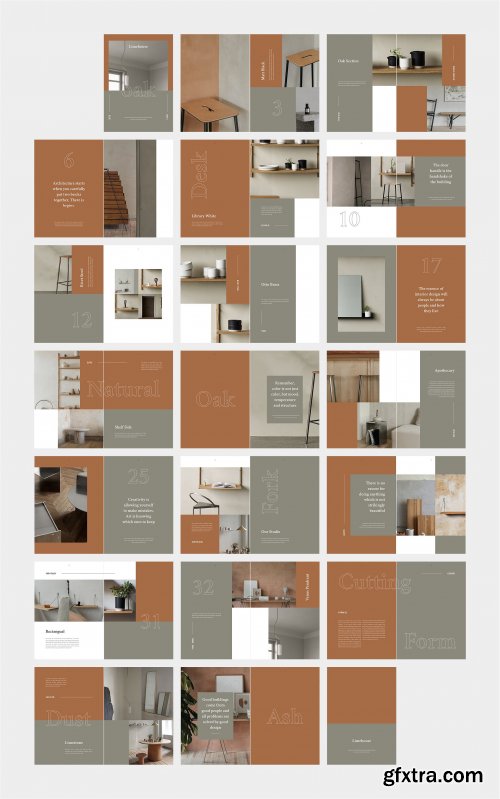 CreativeMarket - OAK Interior Design Lookbook 3654238