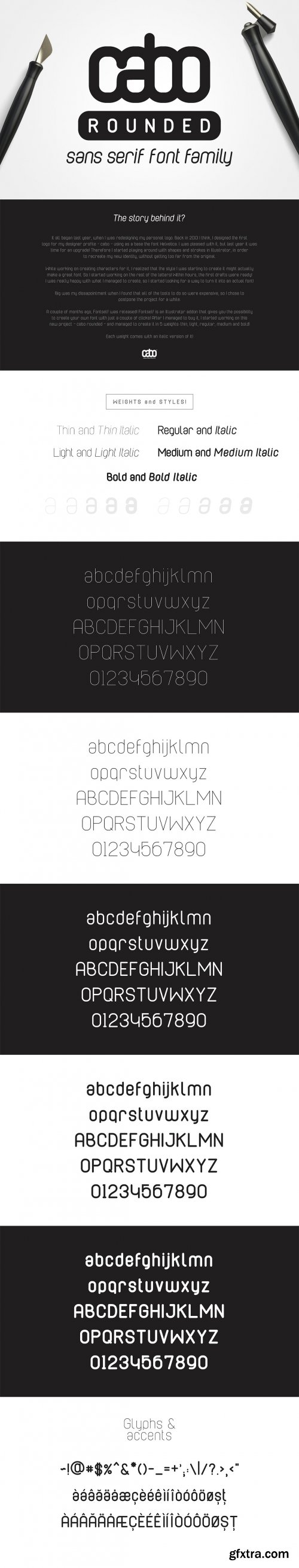 CreativeMarket - Cabo Rounded and Slab - Font Duo 3653822