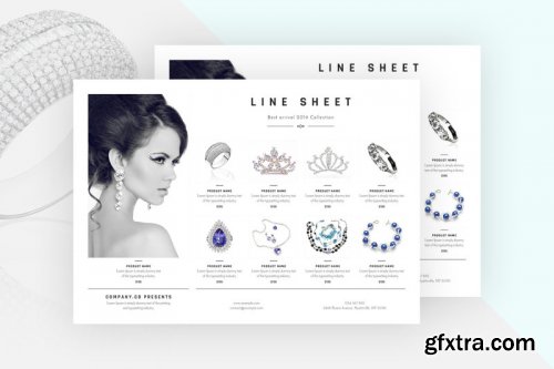 Promotional Line Sheet Flyer Templates