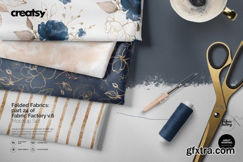 CreativeMarket - Folded Fabrics Mockup 24 FF v 6 3308031