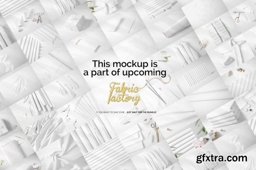 CreativeMarket - Lying Fabric Mockup 26 FF v 6