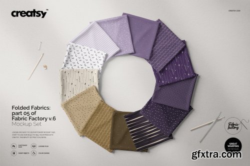 CreativeMarket - Folded Fabrics Mockup 05 FF v 6 3274160