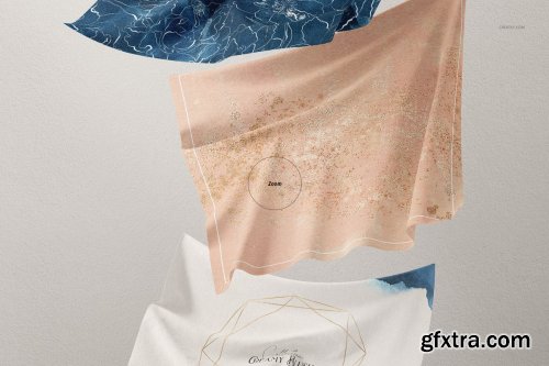 CreativeMarket - Floating Fabrics Mockup 08 FF v 6 3275997