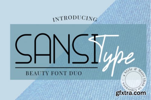 Sansi Type Font Duo