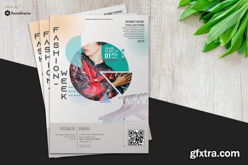 CreativeMarket - Fashion Modern Flyer vol. 02 3684004