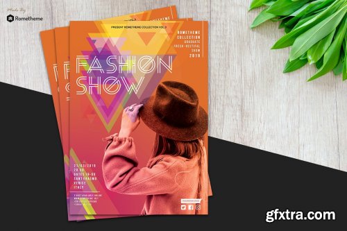 CreativeMarket - Fashion Modern Flyer vol. 03 3684035