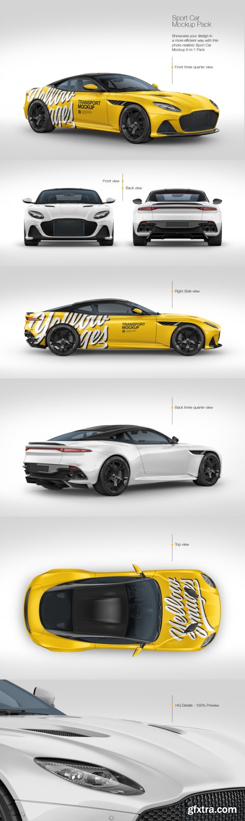 Sport Car Mockup Pack