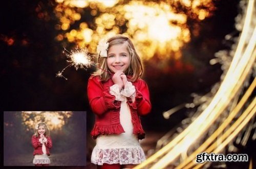 Summerana - Sparkler & Shine – Overlay and Photoshop Action Collection 