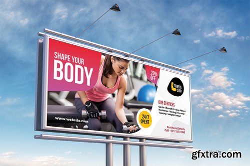 Fitness Billboard Template