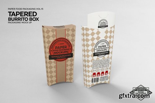 CreativeMarket - VOL.15 Food Box Packaging Mockups 3692998