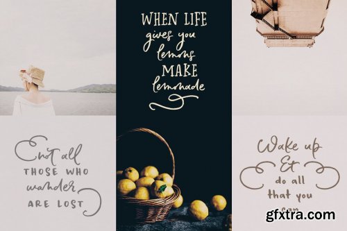 CreativeMarket - Soul Drifter handwritten font family 3698972