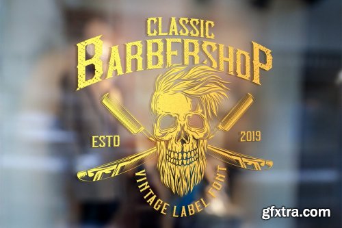 CreativeMarket - Classic BarberShop Font 3700965