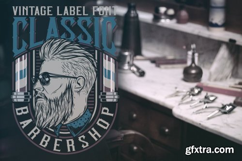 CreativeMarket - Classic BarberShop Font 3700965