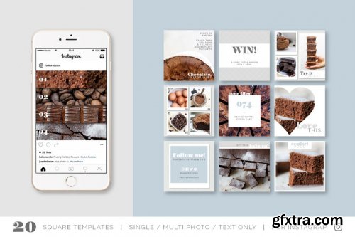 CreativeMarket - Snapshot Social Media Template pack 1893878