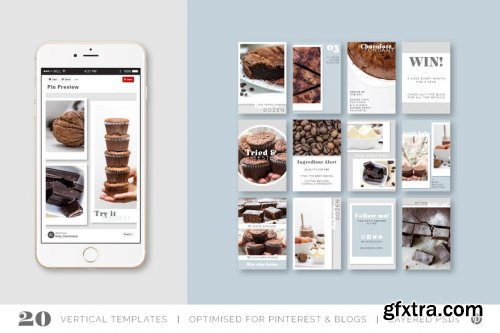 CreativeMarket - Snapshot Social Media Template pack 1893878