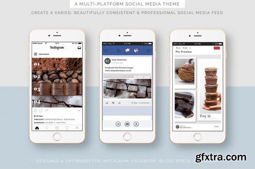 CreativeMarket - Snapshot Social Media Template pack 1893878