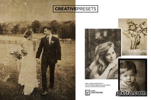 CreativeMarket - Wet Plate Lightroom Presets+Overlay 2586915