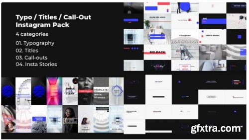 Typo / Titles / Call-Out / Instagram Pack 216697