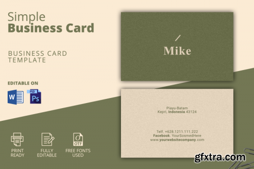 Simple Business Card Template